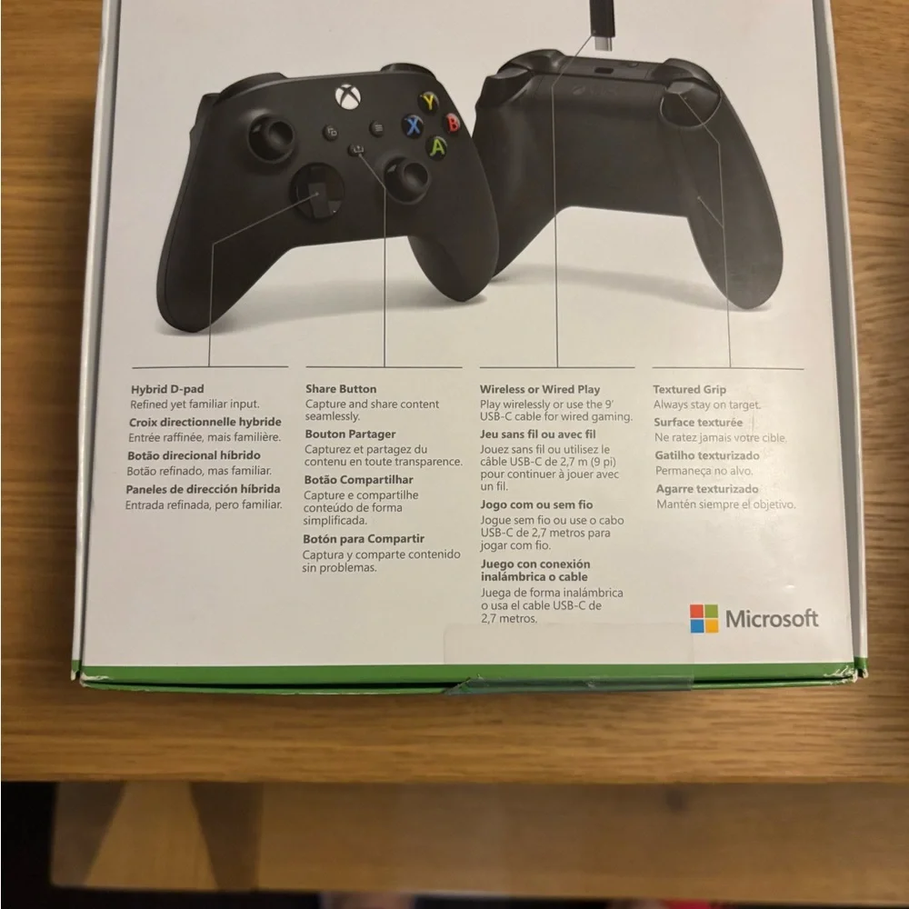 Xbox Wireless Controller Black with USB-C Cable